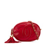 Secondhand Chanel CC Lambskin Tassel Oval Camera Bag
