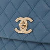 Chanel Small Quilted Caviar Coco Top Handle Bag Secondhand