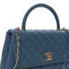 Chanel Small Quilted Caviar Coco Top Handle Bag Secondhand