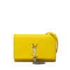 Saint Laurent Grain de Poudre Monogram Kate Tassel Wallet on Chain Secondhand