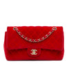 Chanel Medium Classic Velvet Double Flap Secondhand