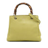 Gucci Small Calfskin Bamboo Shopper Satchel Secondhand