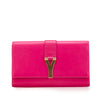 Saint Laurent Leather Chyc Ligne Clutch Secondhand