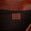 Gucci Textured Calfskin Horsebit Chain Shoulder Bag Secondhand