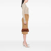 Gucci Textured Calfskin Horsebit Chain Shoulder Bag Secondhand