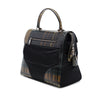 Prada Tartan Saffiano Trimmed Tessuto Satchel Secondhand