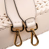 Fendi Woven Calfskin Vitello King Ceylon Baguette Satchel Secondhand