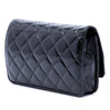 Chanel CC Quilted Shiny Aged Calfskin Wallet On Chain Secondhand