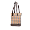 Burberry Haymarket Check Canvas Tote Secondhand