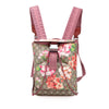 Gucci Small GG Supreme Blooms Single Buckle Backpack Secondhand
