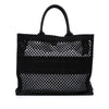 Dior Large Embroidered Mesh Book Tote Secondhand