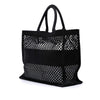 Dior Large Embroidered Mesh Book Tote Secondhand