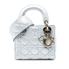 Dior Mini Metallic Grained Calfskin Cannage Lady Dior Secondhand
