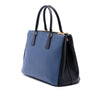 Prada Medium Bicolor Saffiano Lux Galleria Double Zip Satchel Secondhand