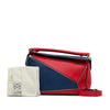 LOEWE Small Bicolor Calfskin Puzzle Satchel Secondhand