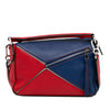 LOEWE Small Bicolor Calfskin Puzzle Satchel Secondhand