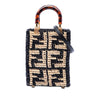 Fendi Mini Zucca Raffia Sunshine Shopper Tote Secondhand