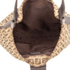 Fendi Zucchino Canvas Shoulder Bag Secondhand