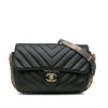 Chanel Mini Rectangular Chevron Lambskin Chain Around Flap Secondhand