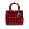 Dior Medium Patent Cannage Lady Dior Secondhand