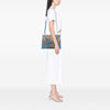 Prada Saffiano Trimmed Canvas Canapa Logo Double Zip Satchel Secondhand