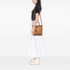 Saint Laurent Toy Rattan and Calfskin North South Shopping Tote Secondhand