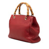 Gucci Small Calfskin Bamboo Shopper Satchel Secondhand