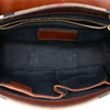 Burberry Leather and House Check Canvas Bridle Abbott Crossbody Secondhand