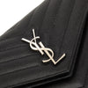 Saint Laurent Grain De Poudre Cassandre Envelope Chain Wallet Secondhand