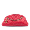 Chanel Medium Lambskin Just Mademoiselle Bowling Bag Secondhand
