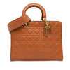 Dior Large Ultra Matte Calfskin Cannage Embossed Lady Dior Secondhand
