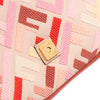 Fendi Zucca Embroidered Canvas Baguette Satchel Secondhand