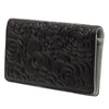 Chanel CC Embossed Lambskin Camellia Bifold Wallet Secondhand