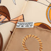 Hermès Les Folies du Ciel Silk Handkerchief Secondhand