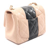 Chanel Mini Square Classic Bicolor Lambskin Single Flap Secondhand