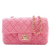 Chanel Mini Rectangular Classic Tweed Single Flap Secondhand