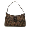 Fendi Zucca Canvas Shoulder Bag Secondhand