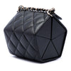 Chanel CC Quilted Lambskin Foldable Jewelry Box with Chain Secondhand