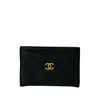 Chanel CC Quilted Caviar Card Case Secondhand