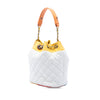 Chanel Paris Cuba CC Quilted Lambskin Chain Bucket Bag Secondhand