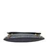 Balenciaga Goatskin Motocross Classic Metallic Edge Envelope Clutch with Strap Secondhand