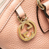 Gucci Medium Calfskin GG Charm Dome Satchel Secondhand