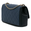 Chanel Medium Bicolor Calfskin Graphic Flap Secondhand