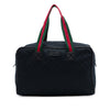 Gucci GG Canvas Web Travel Bag Secondhand