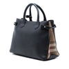 Burberry Medium Leather and House Check Banner Satchel Secondhand