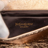 Secondhand Saint Laurent Large Metallic Calfskin Monogram Belle De Jour Clutch