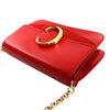 Chloé Mini Calfskin and Suede C Chain Crossbody Secondhand