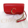 Chloé Mini Calfskin and Suede C Chain Crossbody Secondhand