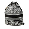 Dior Technical Fabric Plan de Paris DiorTravel Drawstring Pouch Secondhand