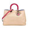 Dior Large Bicolor Leather Diorissimo Satchel Secondhand